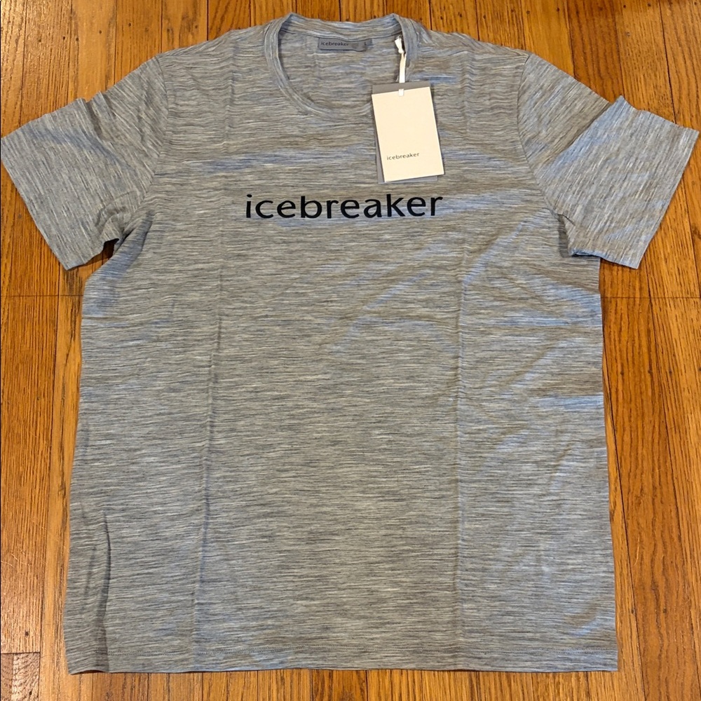 Icebreaker Heather Gray Men's Tee